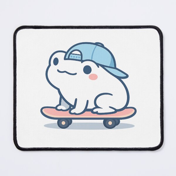 Item preview, Minimalist Frog on Skateboard designed and sold by afr-saad.