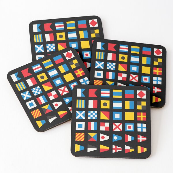 Item preview, Nautical Flags with International Numbers designed and sold by The Common Tee.