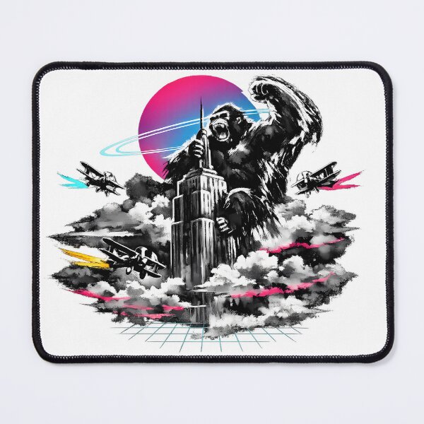 Item preview, Synthwave Sumi-e King of the Tower designed and sold by KungPowUnicorn.