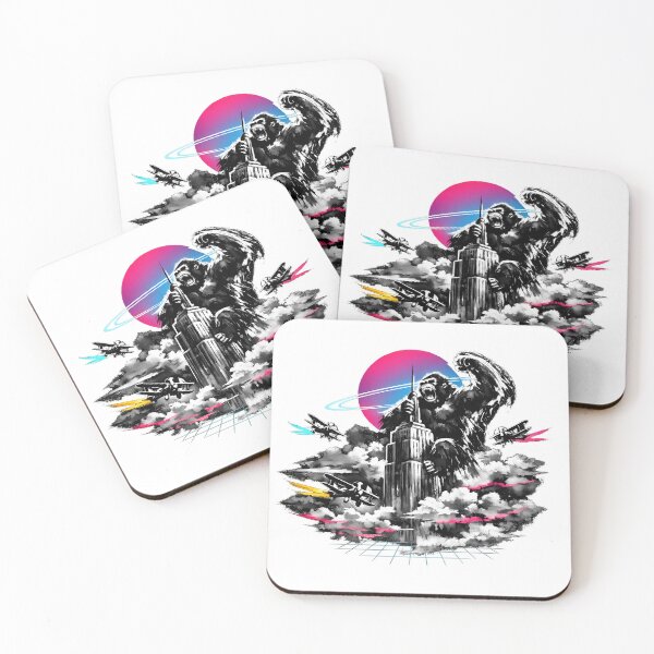 Item preview, Synthwave Sumi-e King of the Tower designed and sold by KungPowUnicorn.