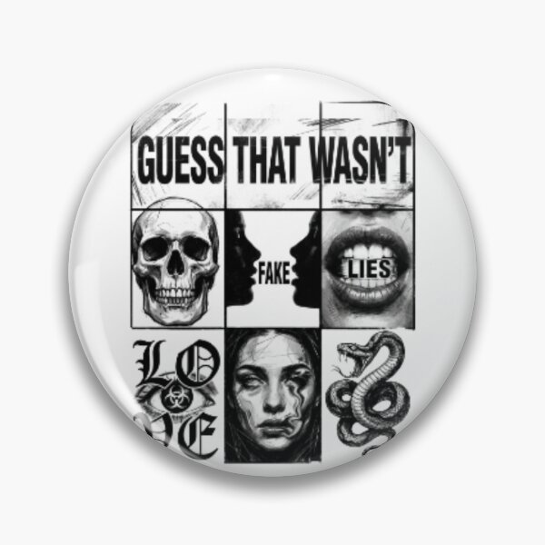 Item preview, Guess That Wasn’t Love Collage – Gothic Grid Graphic Tee designed and sold by Artify24.