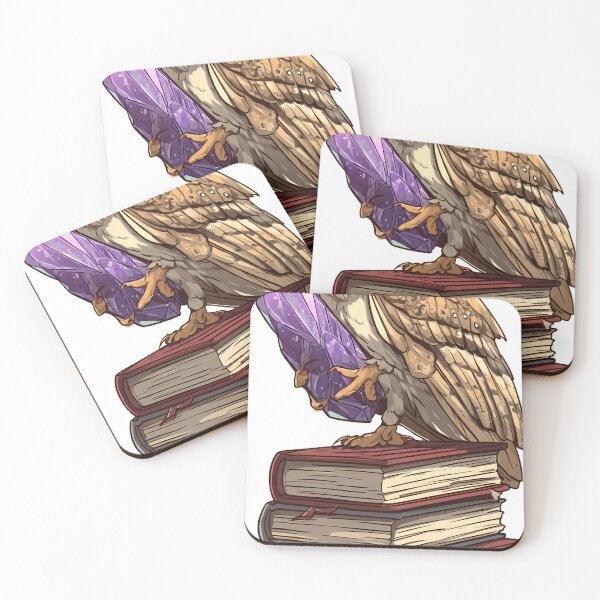 Item preview, Amethyst Owl Spellbook Stack designed and sold by IllumeInk.