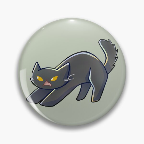 Item preview, Angry Black Cat designed and sold by franzieart.