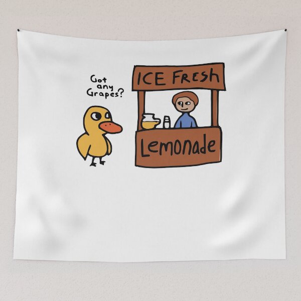 Item preview, Got Any Grapes Duck Funny meme designed and sold by suhairee-studio.