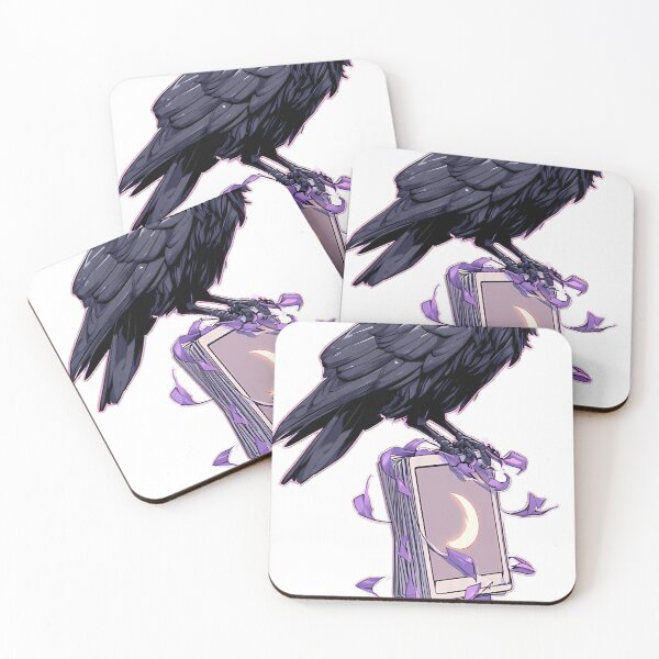 Item preview, Raven Tarot Moon Crest designed and sold by IllumeInk.