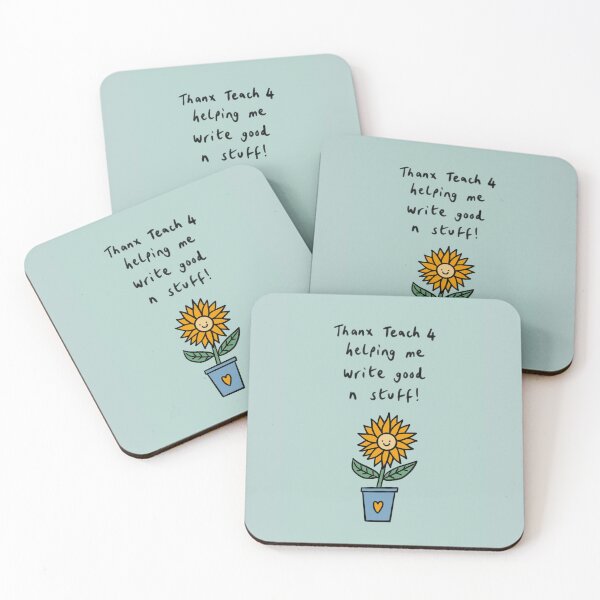 Item preview, Funny Sunflower Teacher Thank You designed and sold by abi bryan design.