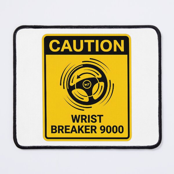 Item preview, Direct Drive Wrist Breaker - Sim Racing Humor designed and sold by GarageGraphics.