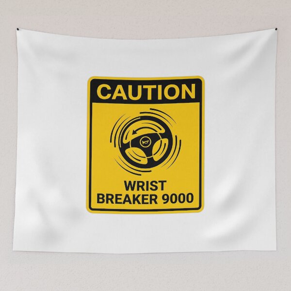Item preview, Direct Drive Wrist Breaker - Sim Racing Humor designed and sold by GarageGraphics.