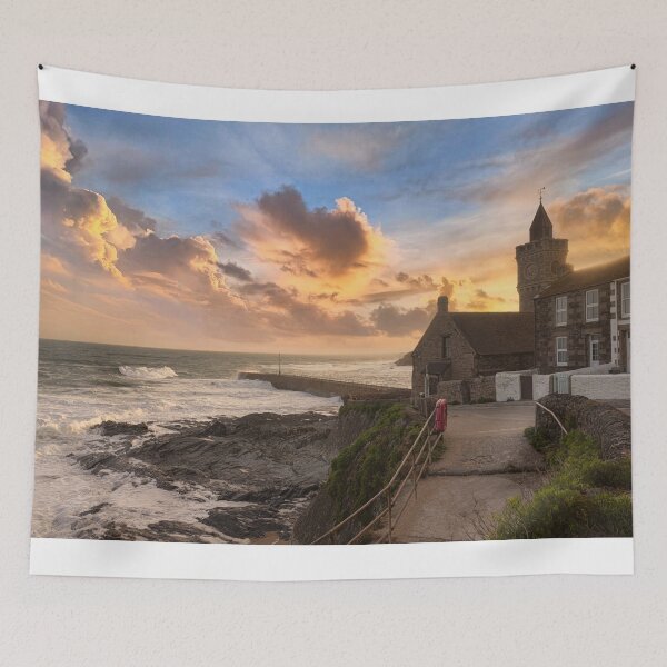 Item preview, Porthleven sunset designed and sold by kathleenjean.