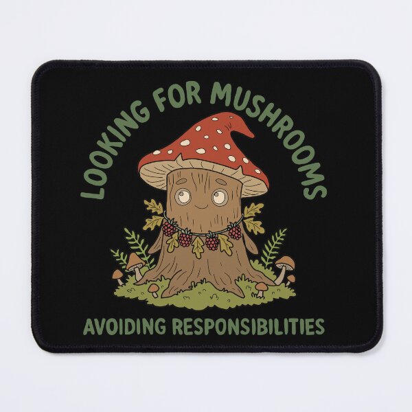 Item preview, Mushroom Foraging Gift Nature Lover Illustration designed and sold by LeshanArt.
