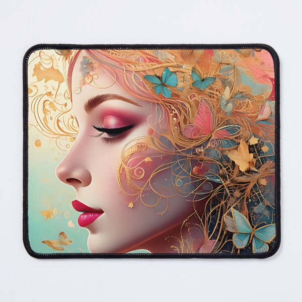 Item preview, Ethereal Butterfly Dreams: Fairy Tale Portrait designed and sold by ToxicInkArt.