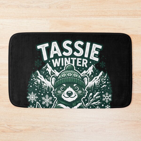 Item preview, Tassie Winter Tee | Tasmanian Devil Snow designed and sold by EXATEES  ⭐⭐⭐⭐⭐.