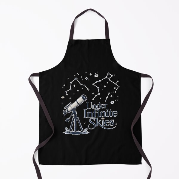 Item preview, Under Infinite Skies – Stargazing Telescope Celestial Astronomy Design designed and sold by ImaginedSpace7.