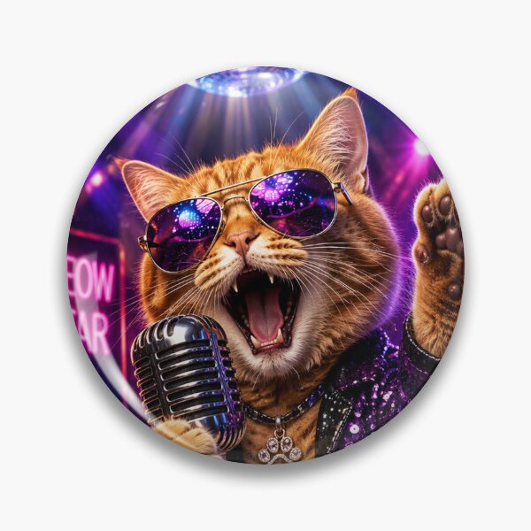 Item preview, Meow Star – Disco Cat Superstar designed and sold by PaulKlor.