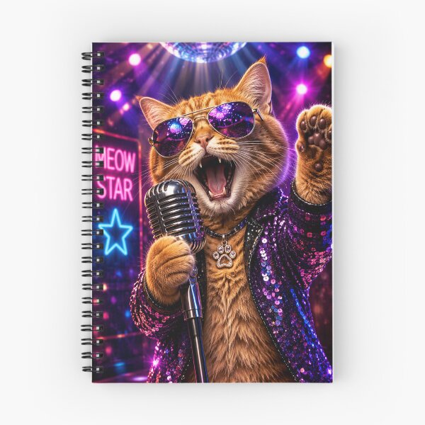 Item preview, Meow Star – Disco Cat Superstar designed and sold by PaulKlor.