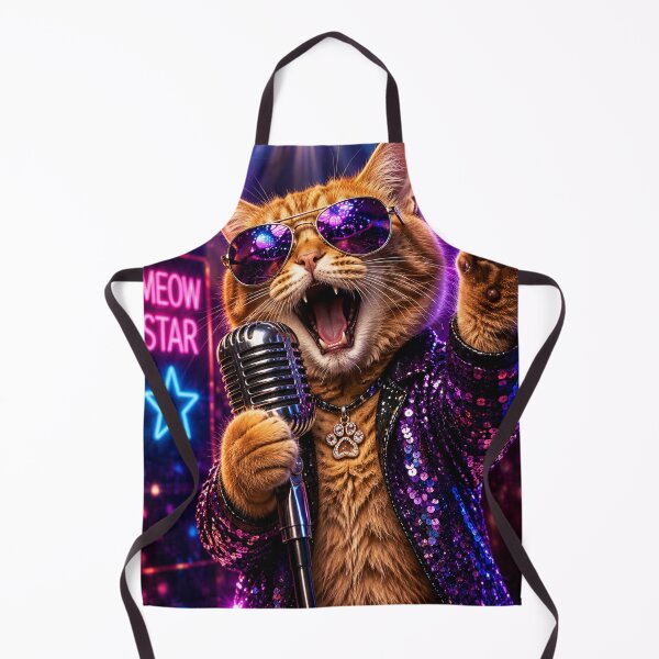 Item preview, Meow Star – Disco Cat Superstar designed and sold by PaulKlor.