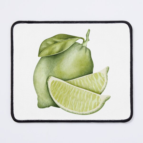 Item preview, Watercolor Lime Fruit and Slices Clipart designed and sold by ArtTinulyaOk.