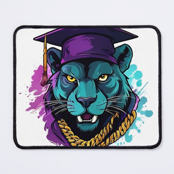 Item preview, Class Of 2026: Panther Mascot Graffiti Graduation designed and sold by Mercella-Inc.