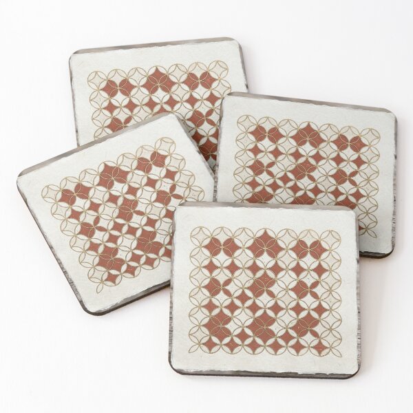 Item preview, Shippo Cloisonne Pattern | Japanese Wabi-Sabi Art | Traditional Japanese Pattern Print designed and sold by KUZU-NOHA.