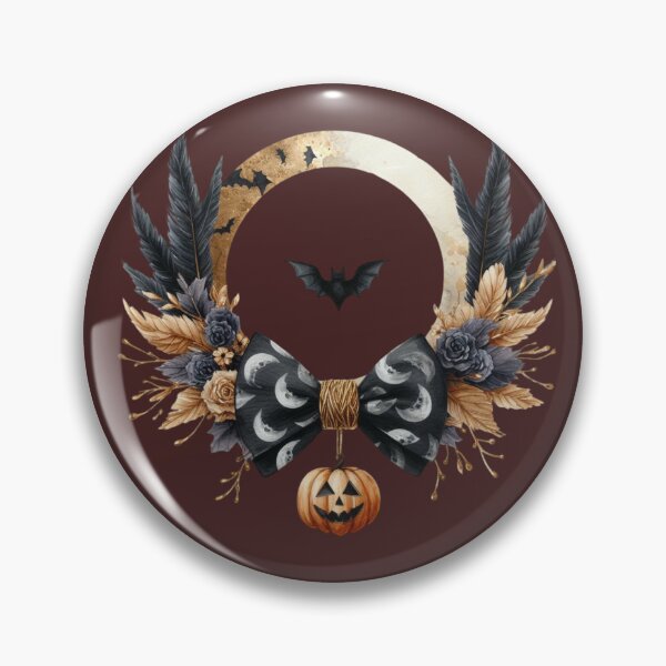 Item preview, Vintage Gothic Halloween Pumpkin Wreath Dark Cottagecore Tee designed and sold by Log77.