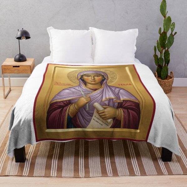 Item preview, Saint Thecla,Sveta Tekla orthodox icon 1 designed and sold by ikonesrb.