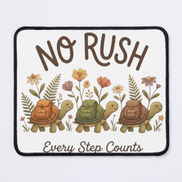 Item preview, NO RUSH TURTLE | Three Turtle Graphic T-Shirt, Hoodie, Sticker, Cozy Aesthetic Gift designed and sold by TheCosyCarriage.