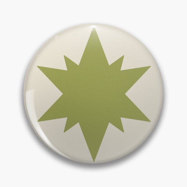 Item preview, Green Star Pattern (Light) designed and sold by The Innocent Ghost Project.