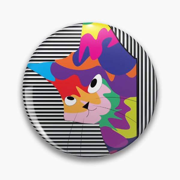 Item preview, Cat and Stripes designed and sold by storecee.