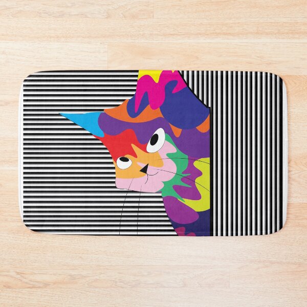 Item preview, Cat and Stripes designed and sold by storecee.