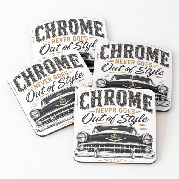 Item preview, Chrome Never Goes Out of Style – Classic Car Enthusiast T-Shirt designed and sold by Danny's Tees.