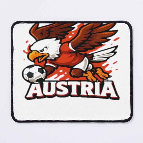 Item preview, Austria Eagle Football Mascot Essential T-Shirt designed and sold by DArtfulStudio.