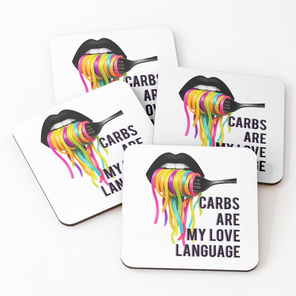 Item preview, Carbs Are My Love Language - Pasta Lover Gift designed and sold by GraphicComet.