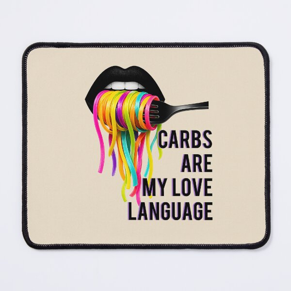 Item preview, Carbs Are My Love Language - Pasta Lover Gift designed and sold by GraphicComet.