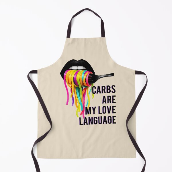 Item preview, Carbs Are My Love Language - Pasta Lover Gift designed and sold by GraphicComet.