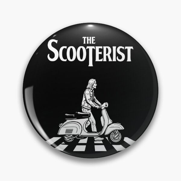 Item preview, Vintage The Scooterist Abbey Road Parody designed and sold by evrankart.
