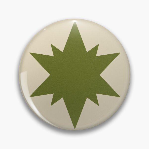 Item preview, Green Star Pattern (Dark) designed and sold by The Innocent Ghost Project.