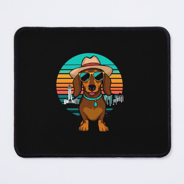 Item preview, Cute  Dachshund  Vegas Skyline Funny Gifts designed and sold by Domel9674.