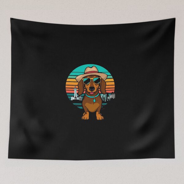 Item preview, Cute  Dachshund  Vegas Skyline Funny Gifts designed and sold by Domel9674.