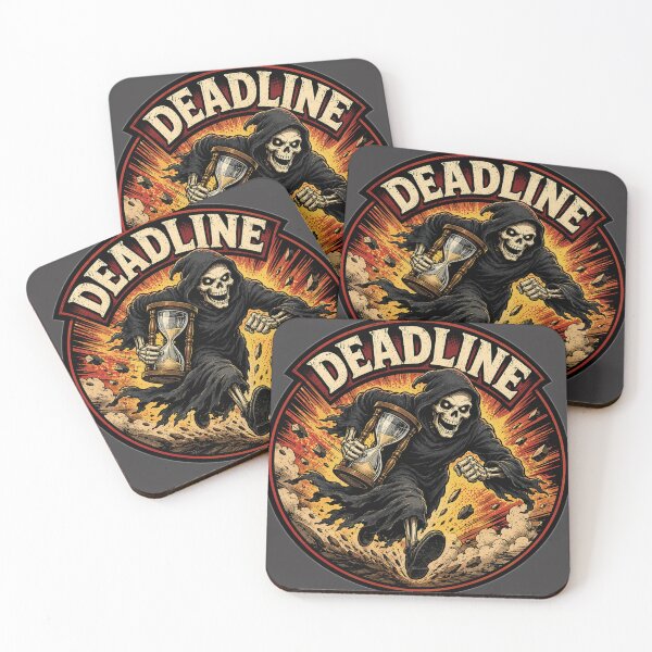 Item preview, Deadline Grim Reaper – Running Skeleton Time Pressure  designed and sold by RajkaLunari.