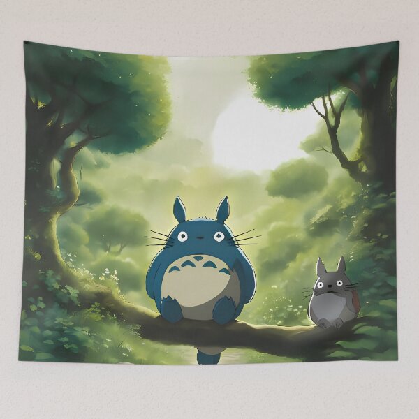 Item preview, kawaii monster [[totoros]]-%[ghiblis]%- hanging aways on tree designed and sold by ITsyxuanart.