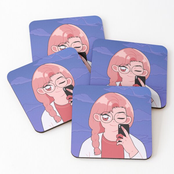 Item preview, manga girl with phone--original anime Art designed and sold by Aliss20.
