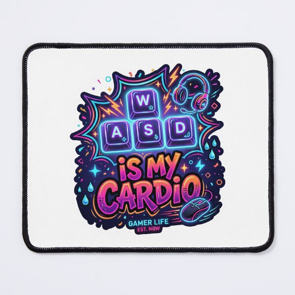 Item preview, WASD Is My Cardio designed and sold by Zack's Digital Threads.