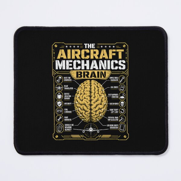 Item preview, Aircraft Mechanic Brain Funny Aviation Pilot designed and sold by wansilastomi.