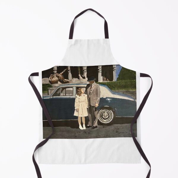 Item preview, Father and Daughter Beside Vintage Car designed and sold by Artist Gary Springer.