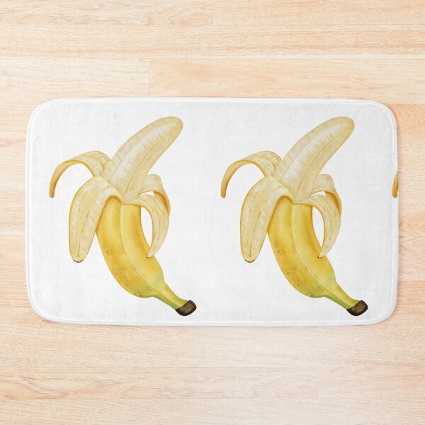 Item preview, Watercolor Peeled Banana Fruit Illustration designed and sold by ArtTinulyaOk.