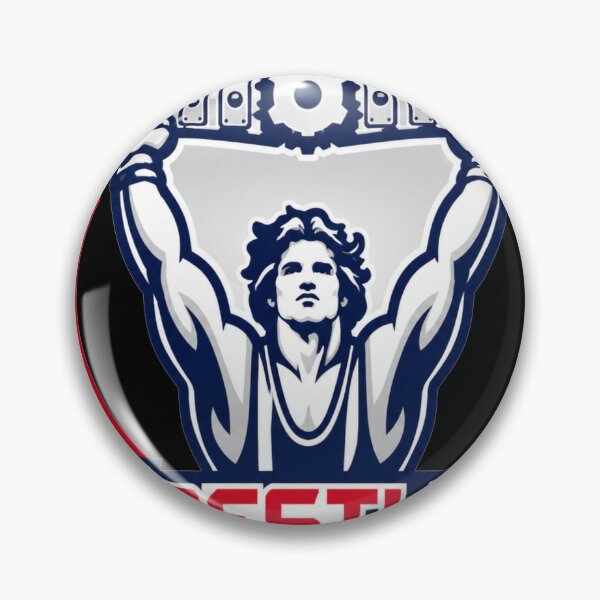 Aperçu de l'œuvre Logo moderne de Mid South Wrestling | Hommage à Retro Territory Wrestling créée et vendue par The Irish Whip.