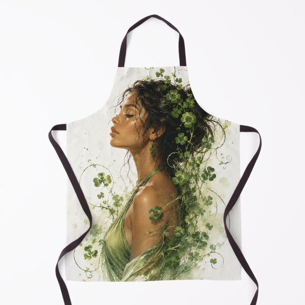 Item preview, Emerald Muse of the Four-Leaf Clover designed and sold by aurelixagency.
