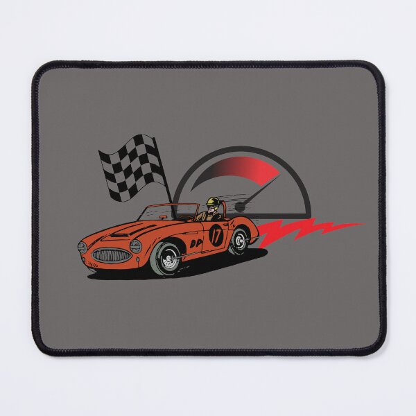 Item preview, Vintage Race Car Retro Speedometer Graphic Design designed and sold by reanacreations.