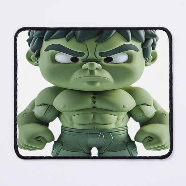 Item preview, Chibi Style Incredible Hulk Action Figure designed and sold by IndianShopper.