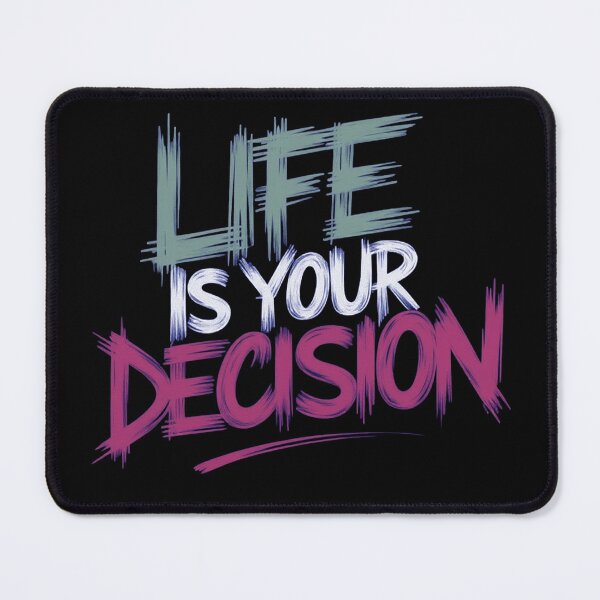 Item preview, Inspirational Life Is Your Decision Typography Art for Motivational Posters designed and sold by ARTCREATESHOP.